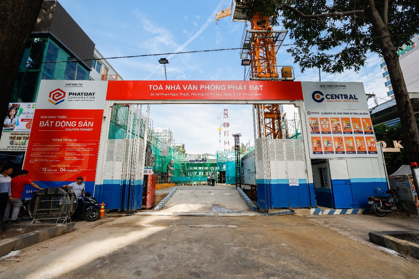 Dự án tòa nhà văn phòng Phát Đạt hoàn thành kết cấu phần ngầm