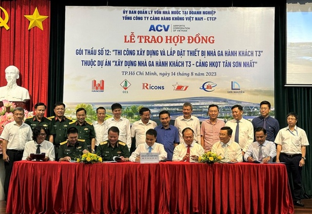Trao hợp đồng gói thầu hơn 9.000 tỉ đồng nhà ga T3 sân bay Tân Sơn Nhất - Ảnh 1.