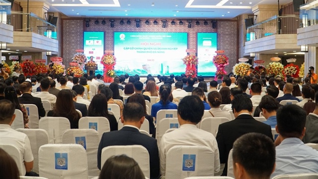 Hội nghị được tổ chức nhân kỷ niệm 19 năm Ngày Doanh nhân Việt Nam (13-10). Ảnh: TẤN VIỆT