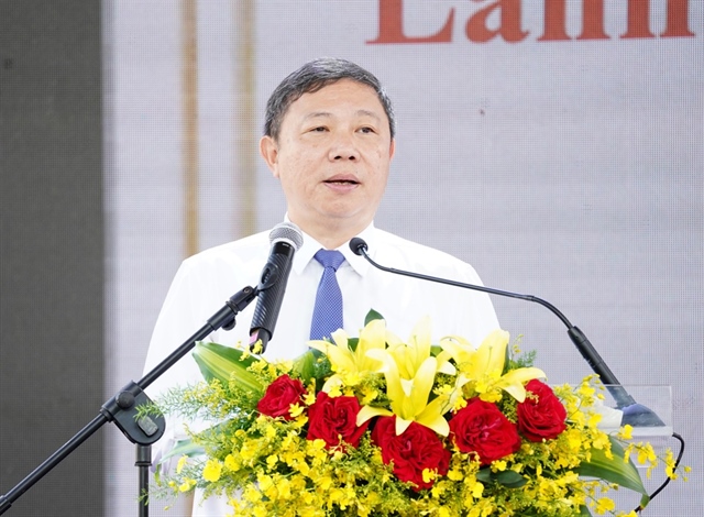 Ông Dương Anh Đức, Phó Chủ tịch UBND TP.HCM phát biểu tại lễ khai mạc.