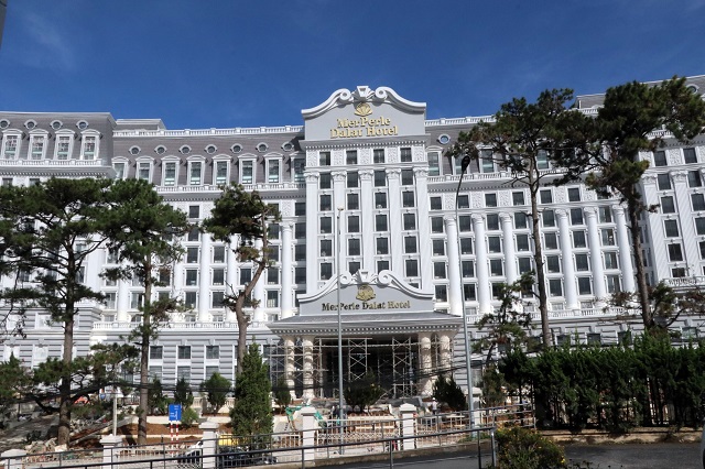 Khách sạn lớn nhất Đà Lạt Merperle Dalat bị xử phạt vì xây dựng trái phép