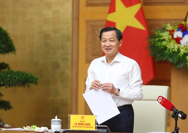 Phó Thủ tướng Lê Minh Khái yêu cầu các bộ ngành quyết liệt hành động đưa Việt Nam ra khỏi &quot;Danh sách Xám&quot;. Ảnh: Chinhphu.vn