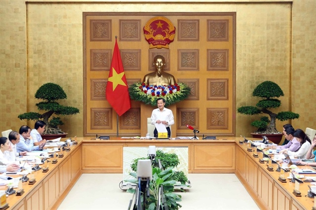 Phó Thủ tướng Lê Minh Khái kết luận tại buổi họp. Ảnh: chinhphu.vn