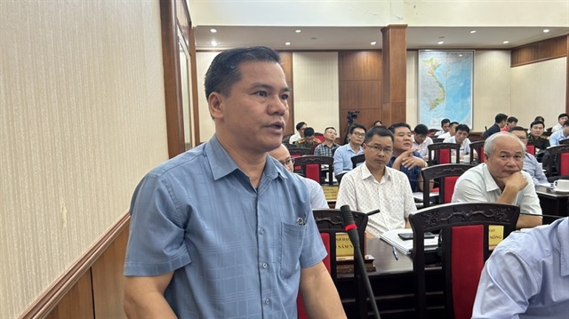 Ông Nguyễn Văn Nghĩa, Giám đốc Ban Quản lý các dự án đầu tư xây dựng tỉnh Đắk Nông. Ảnh: VŨ LONG