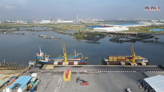 Cảng cạn Phú Mỹ nằm ở vị trí thuận lợi, kết nối đa phương thức. Ảnh: KN