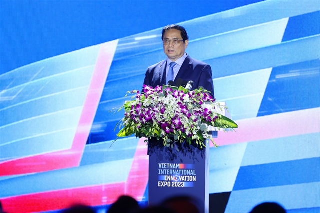 Thủ tướng Phạm Minh Chính phát biểu tại buổi lễ. Ảnh: VGP/Nhật Bắc