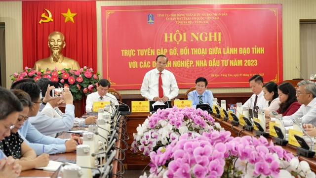 Ông Nguyễn Văn Thọ, Chủ tịch UBND tỉnh Bà Rịa- Vũng Tàu kết luận hội nghị. Ảnh: TK