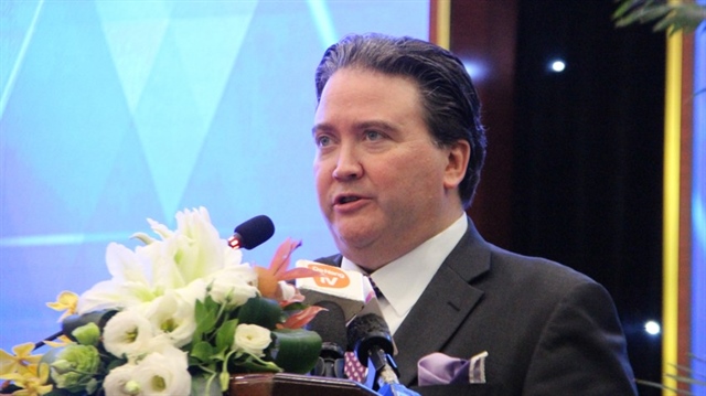 Đại sứ Mỹ tại Việt Nam Marc E. Knapper. Ảnh: TẤN VIỆT