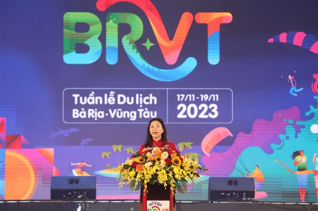 Bà Trần Thị Thu Hiền, Phó Giám đốc Sở Du lịch Bà Rịa- Vũng Tàu. Ảnh: KN