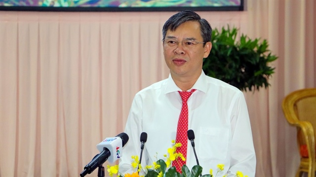Ông Trương Cảnh Tuyên, Phó Chủ tịch Thường trực UBND tỉnh Hậu Giang phát biểu tại Hội thảo. Ảnh: CHÂU ANH