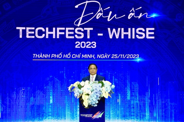 Thủ tướng Chính phủ Phạm Minh Chính phát biểu tại chương trình. Ảnh: HÀ THƯ