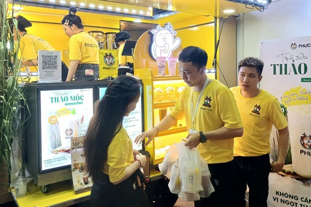 Một thương hiệu trà sữa Việt Nam nhượng quyền sang Philippines. Ảnh: TU