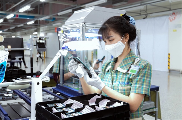 ​Samsung Vietnam’s export decline cited as cause of Vietnamese industrial hub’s negative growth