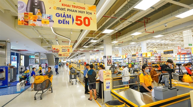 The supermarket spans over 10,500 square meters on the first floor of Thiso Mall Truong Chinh-Phan Huy Ich, located on Phan Huy Ich Street in Ward 14, Go Vap District, Ho Chi Minh City. Photo: H.T. / Tuoi Tre