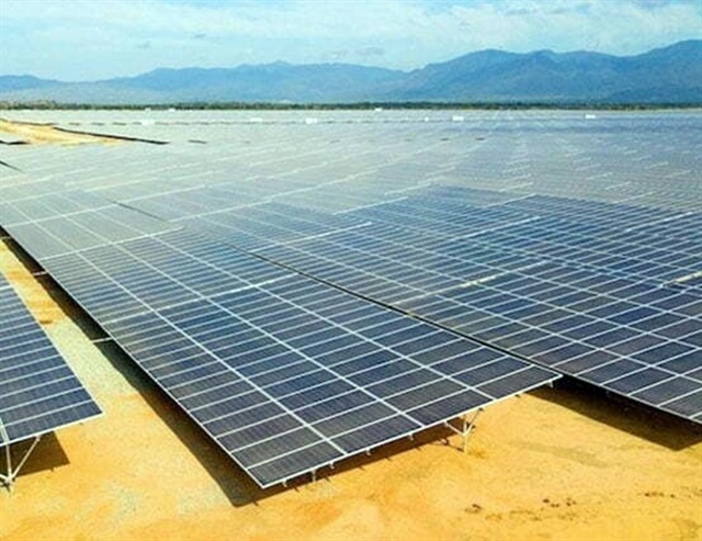 Dự án điện mặt trời Thuận Minh 2. Ảnh: PĐ