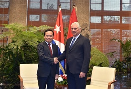 ​Cuban president appreciates Vietnam’s support