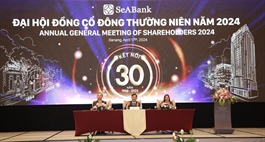 ĐHĐCĐ SeABank: Đặt mục tiêu lợi nhuận tăng trưởng 28%, tăng vốn điều lệ lên 30,000 tỷ đồng