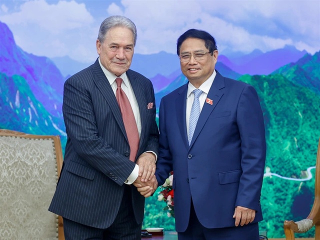 Overview of the second Vietnam - New Zealand Foreign Ministers’ Meeting between the Vietnamese delegation (R) and its New Zealand counterpart in Hanoi on June 5, 2024. Photo: Vietnam’s Ministry of Foreign Affairs