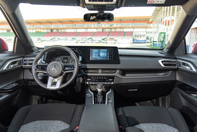 The interior of the Mitsubishi Xforce is modern. Photo: Le Hoang / Tuoi Tre