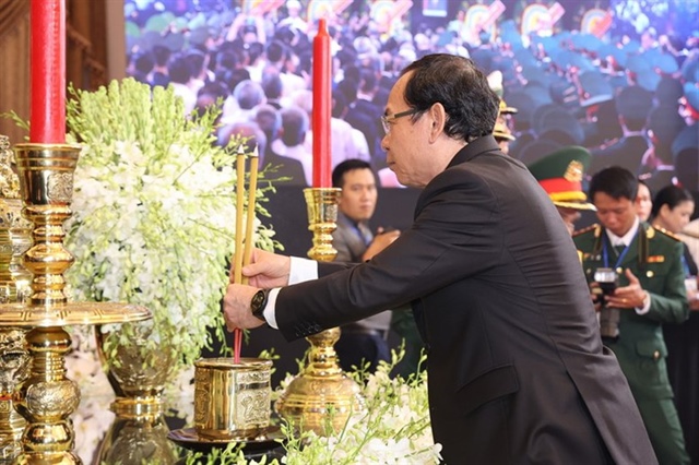 TỔNG THUẬT: LỄ QUỐC TANG TỔNG BÍ THƯ NGUYỄN PHÚ TRỌNG- Ảnh 5.