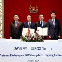 Vietnam, Singapore strengthen partnership in stock exchange operations