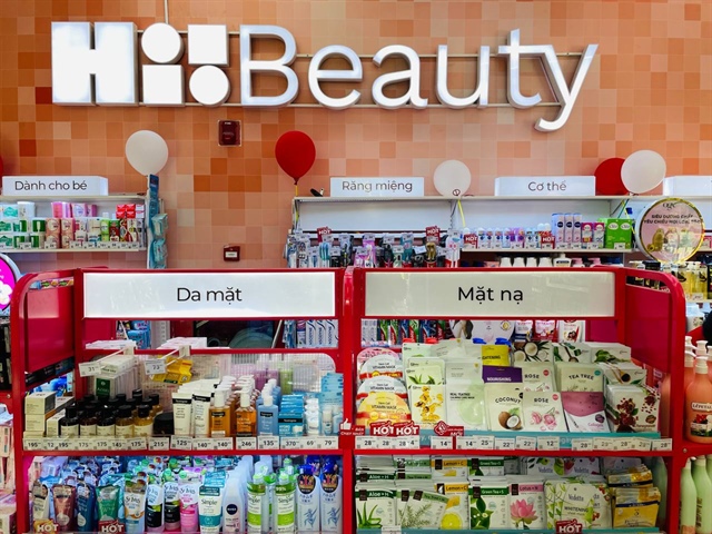 A Hi! Beauty corner at a WinMart supermarket. Photo: Supplied