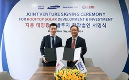 ​Samsung subsidiary joins hands with Vietnamese firm to develop rooftop solar power