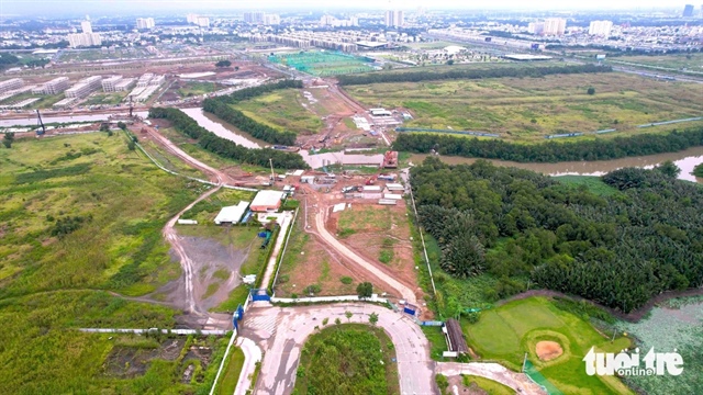 Saigon Sports City will be divided into two areas: a 26-hectare area in the north and a 38-hectare area in the south. Photo: Ngoc Hien / Tuoi Tre