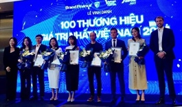 100 most valuable Vietnamese brands on the limelight