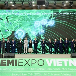 Semiconductor market reaches $18.2 billion: SEMIEXPO Vietnam 2024