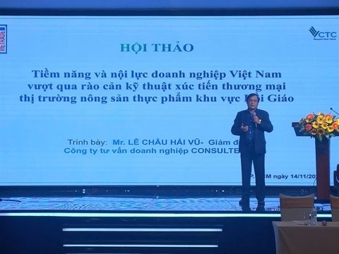 Seminar helps Vietnamese food exporters explore halal market