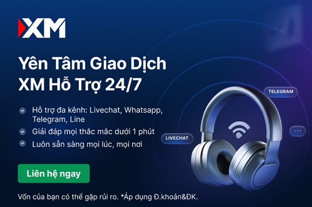Yên tâm giao dịch với hỗ trợ 24/7 từ XM | Vietstock