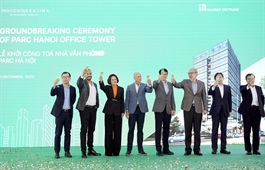 Indochina Kajima commences Parc Hanoi project