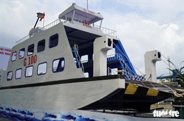 Miniaturized ferry terminal attracts visitors in Vietnam’s Mekong Delta