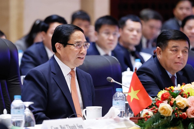 An overview of the 47th meeting of the Vietnam-Laos Intergovernmental Committee in Vientiane, January 9, 2025. Photo: Doan Bac / Tuoi Tre