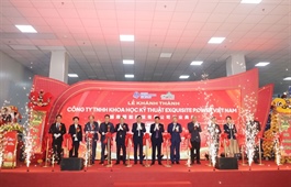 Li-ion and Ni-MH battery manufacturing plant inaugurated in Hải Phòng