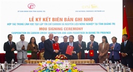 Quảng Trị and Italian company to collaborate in carbon credit generation