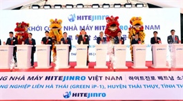 HiteJinro breaks ground on $100 million soju factory in Thái Bình