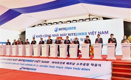 HiteJinro breaks ground on soju plant in Thai Binh