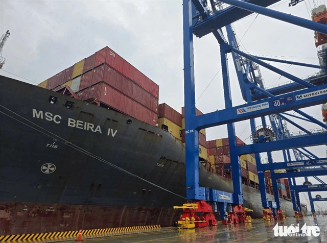 ​MSC vessel marks milestone arrival at largest port in Vietnam's Dong Nai Province