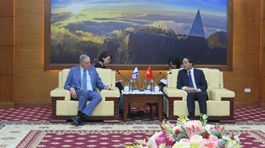 Lào Cai seeks stronger cooperation with Israeli partners