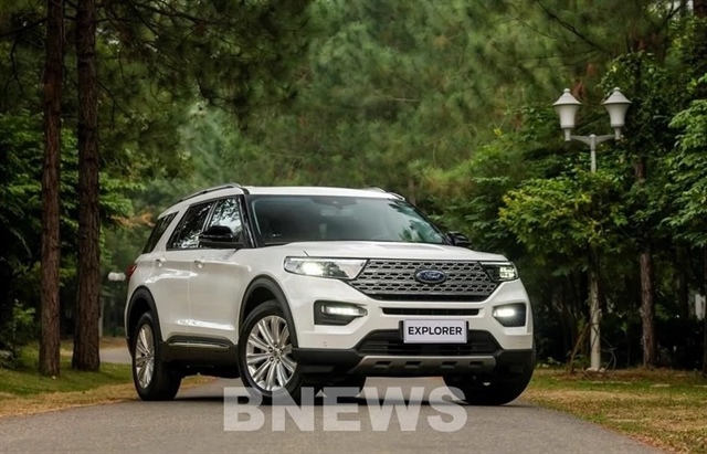 Over 4,000 Ford Explorer vehicles recalled in Vietnam for safety inspection