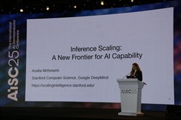 Inference scaling emerges as the next frontier for AI at AISC 2025