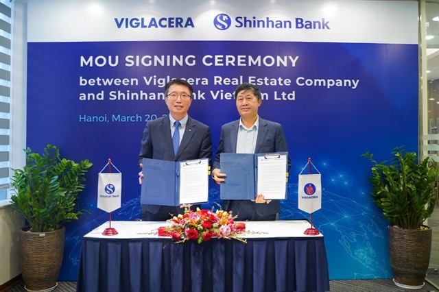 Shinhan Bank, Viglacera to facilitate investment, strengthen cooperation through MoU