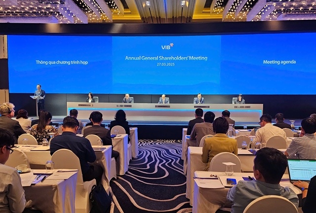 ĐHĐCĐ VIB: Lãi trước thuế quý 1 đạt khoảng 22% kế hoạch cả năm 2025