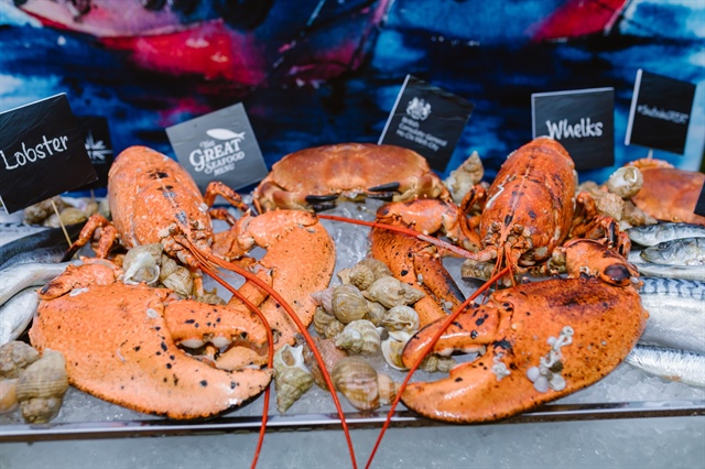 ​British live seafood products now available in Vietnam
