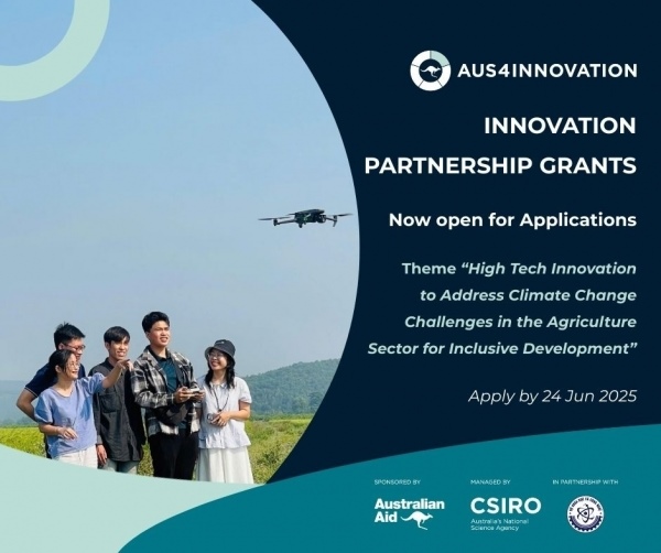 Aus4Innovation provides financial assistance for agriculture sector