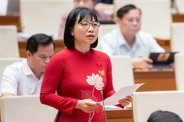 Đại biểu Nguyễn Thị Việt Nga (đoàn Hải Dương). Ảnh: QH