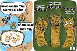 Bitcoin vượt đỉnh, VN-Index 