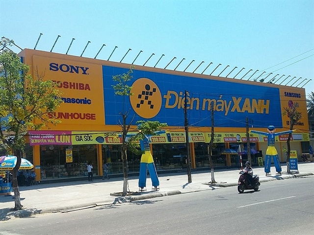 The Dien May Xanh electronic retail chain. Photo: baodautu.vn